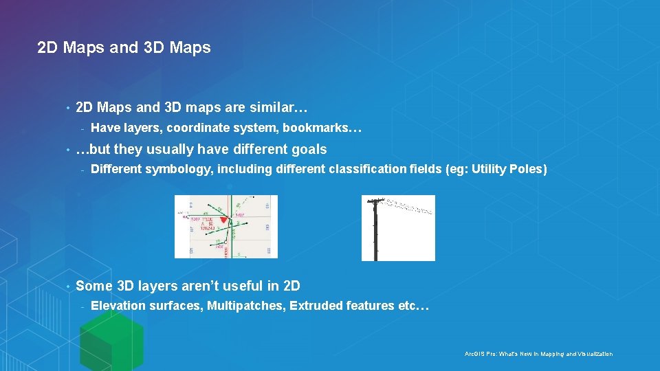 2 D Maps and 3 D Maps • 2 D Maps and 3 D