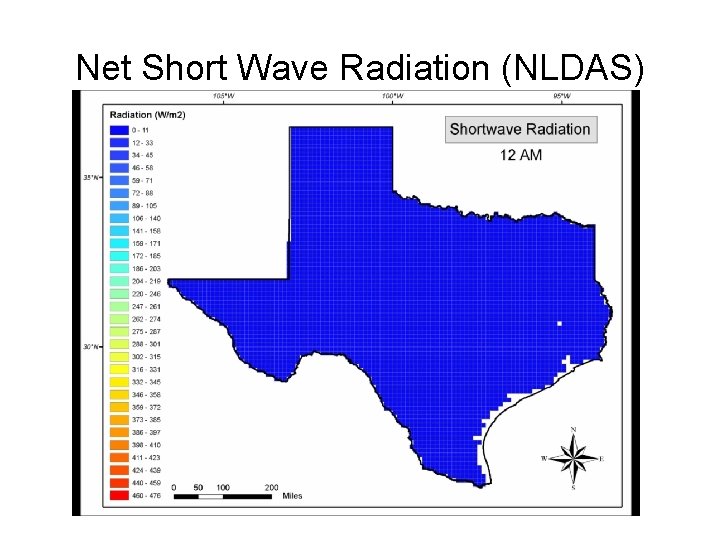 Net Short Wave Radiation (NLDAS) 