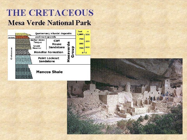 THE CRETACEOUS Mesa Verde National Park 