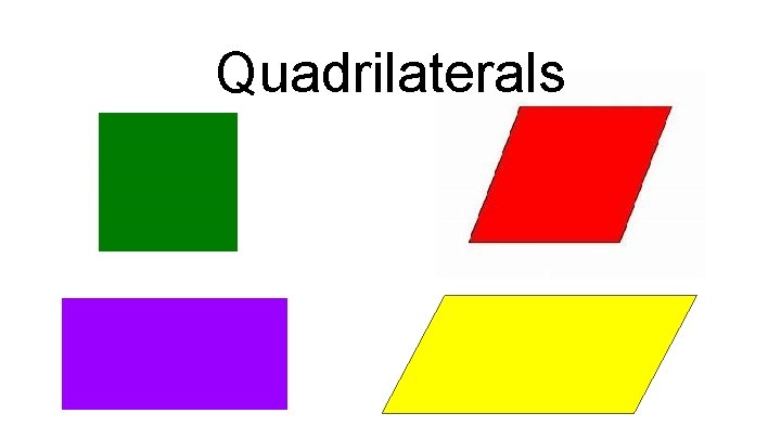 Quadrilaterals 