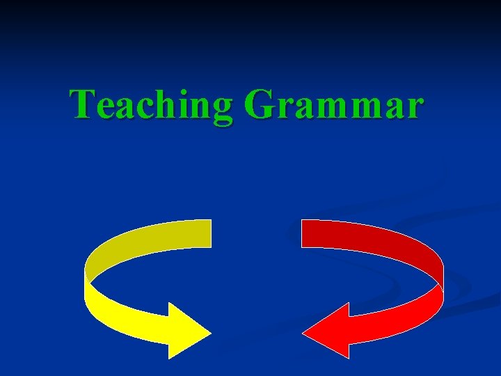 Teaching Grammar 