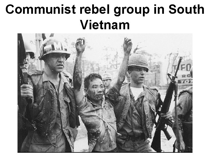 Communist rebel group in South Vietnam Communist rebel group in South Vietnam