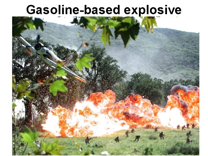 Gasoline-based explosive Gasoline-based explosive