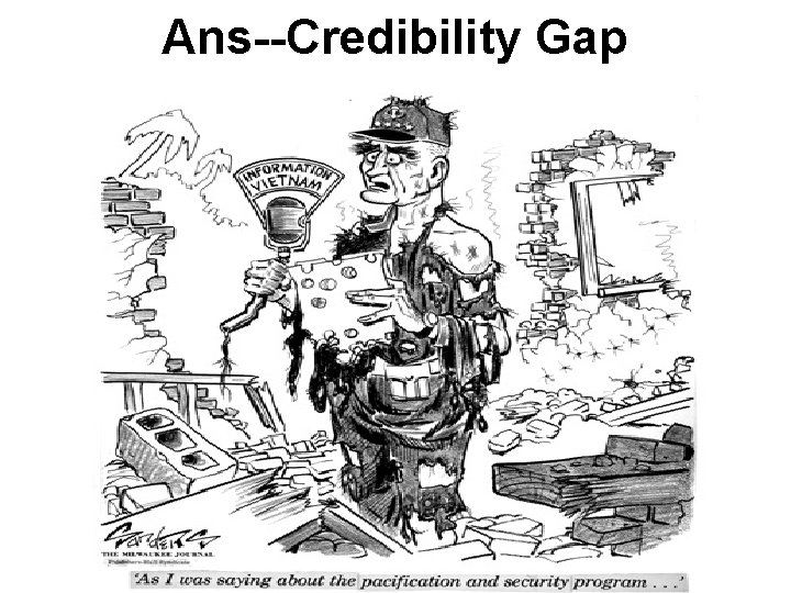 Ans--Credibility Gap Ans--Credibility Gap