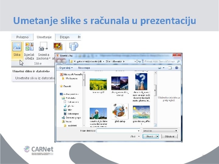 Umetanje slike s računala u prezentaciju 20 