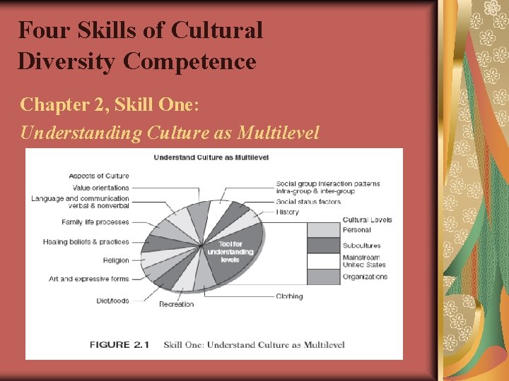 Four Skills of Cultural Diversity Competence Chapter 2, Skill One: Understanding Culture as Multilevel