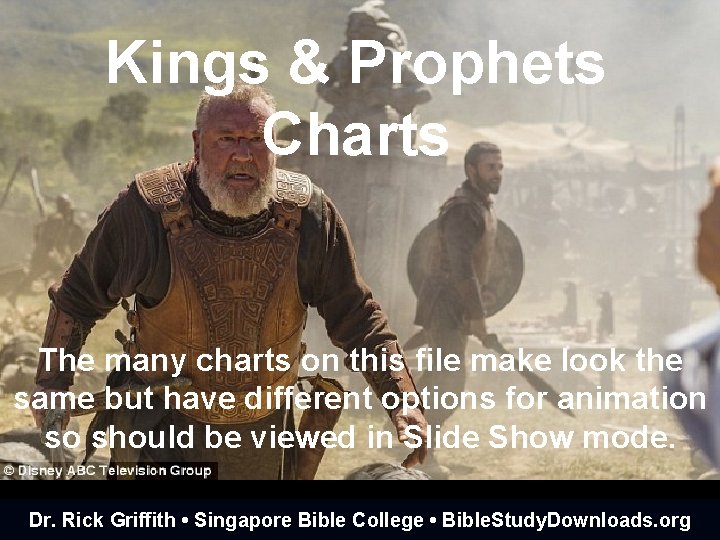 Kings & Prophets Charts The many charts on this file make look the same