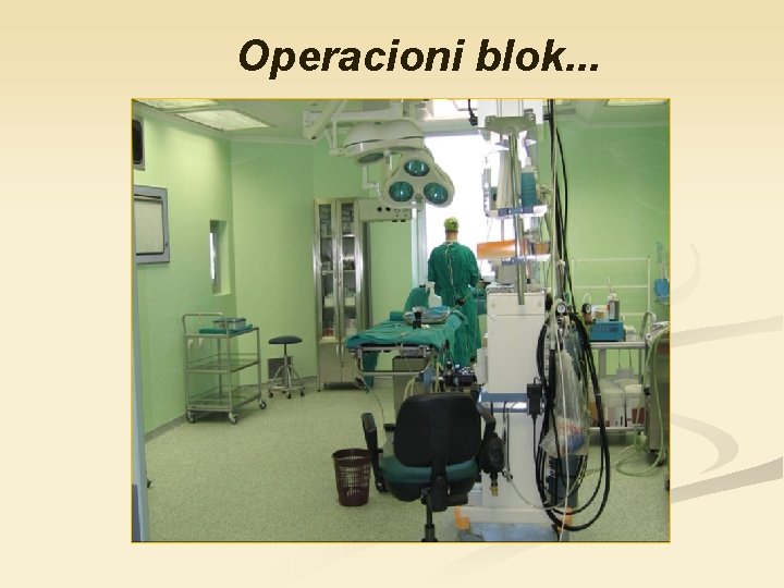 Operacioni blok. . . 