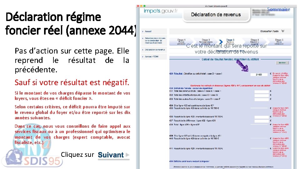 Déclaration régime foncier réel (annexe 2044) Pas d’action sur cette page. Elle reprend le