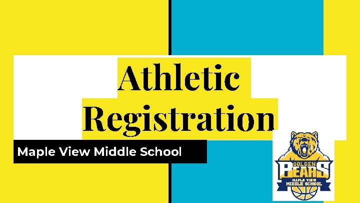 Athletic Registration Maple View Middle School 