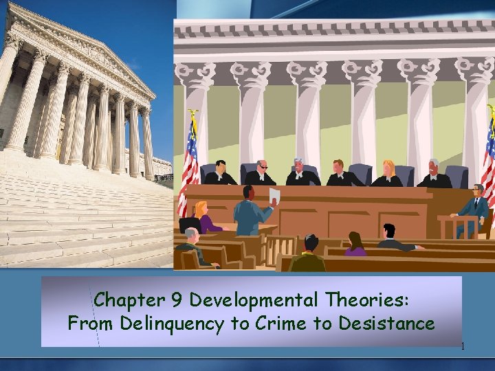 Chapter 9 Developmental Theories: From Delinquency to Crime to Desistance 1 