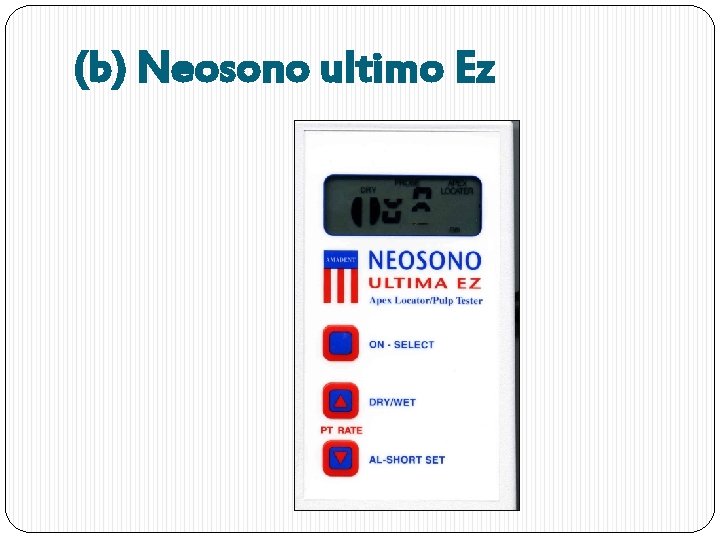 (b) Neosono ultimo Ez 