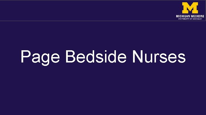 Page Bedside Nurses 