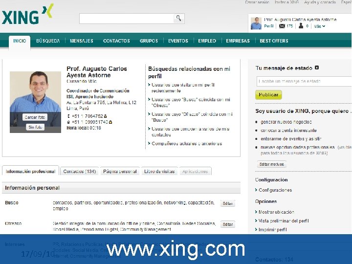 17/09/10 www. xing. com 17/09/10 www. xing. com