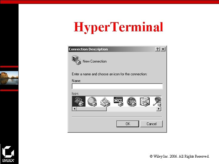 Hyper. Terminal © Wiley Inc. 2006. All Rights Reserved. 