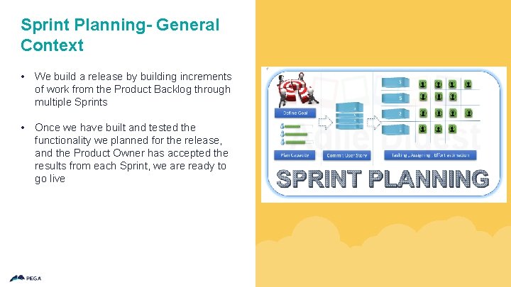 Sprint Planning- General Context • We build a release by building increments of work Sprint Planning- General Context • We build a release by building increments of work