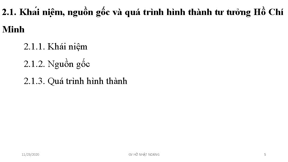 2. 1. Kha i niê m, nguồn gốc và quá trình hình thành tư