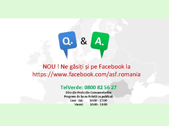 Q. & A. NOU ! Ne găsiți și pe Facebook la https: //www. facebook.
