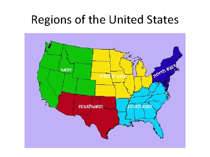 Regions of the United States 