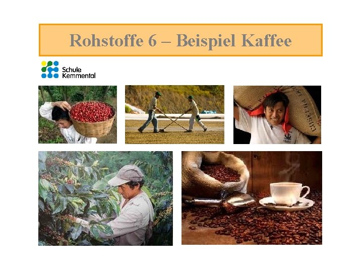 Rohstoffe 6 – Beispiel Kaffee 