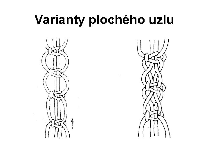 Varianty plochého uzlu 