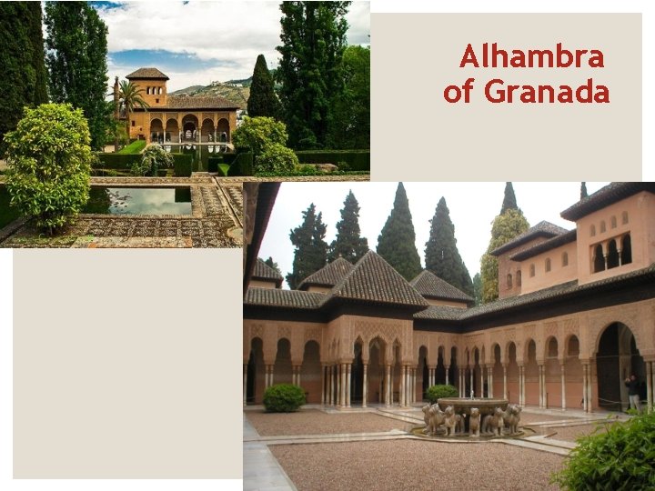 Alhambra of Granada 