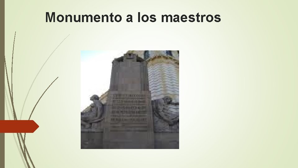 Monumento a los maestros 