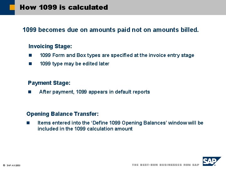 How 1099 is calculated 1099 becomes due on amounts paid not on amounts billed. How 1099 is calculated 1099 becomes due on amounts paid not on amounts billed.