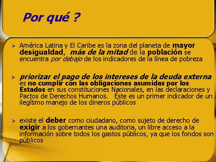 Por qué ? América Latina y El Caribe es la zona del planeta Por qué ? América Latina y El Caribe es la zona del planeta