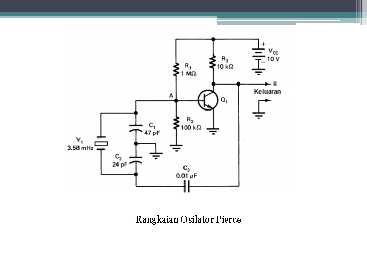 Rangkaian Osilator Pierce 