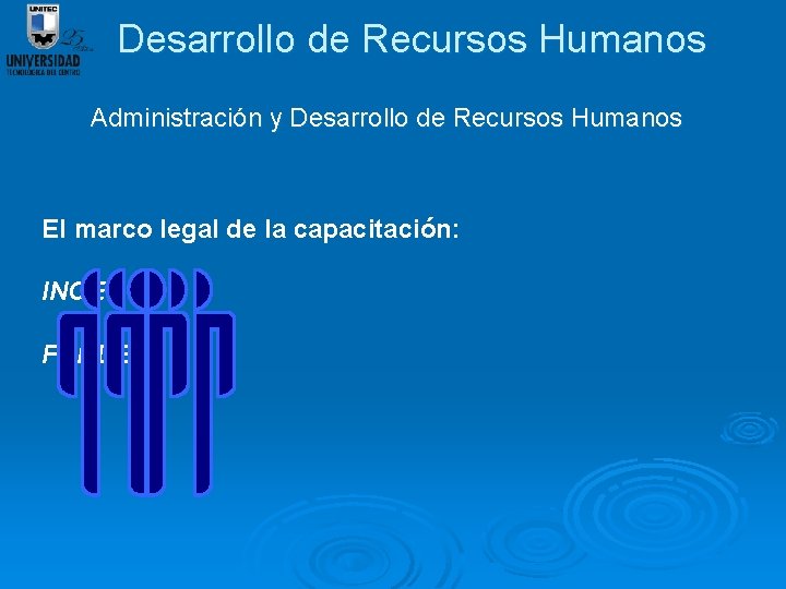 Desarrollo de Recursos Humanos Administración y Desarrollo de Recursos Humanos El marco legal de