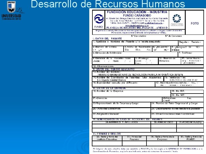 Desarrollo de Recursos Humanos 