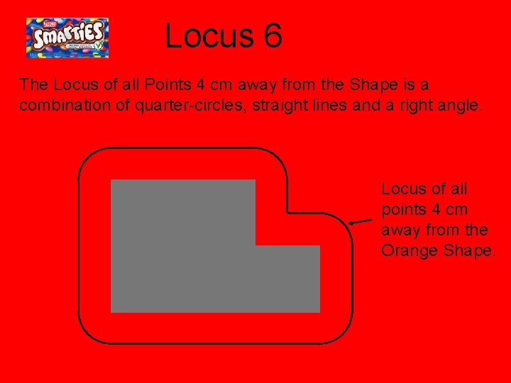 Locus 6 The Locus of all Points 4 cm away from the Shape is