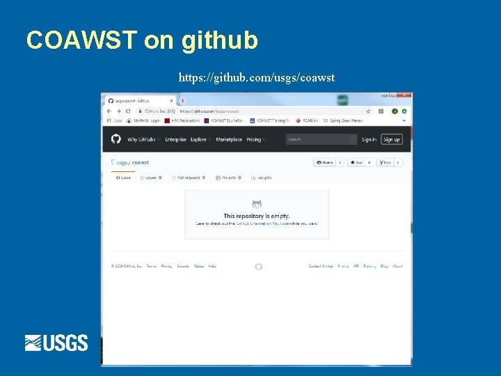 COAWST on github https: //github. com/usgs/coawst 