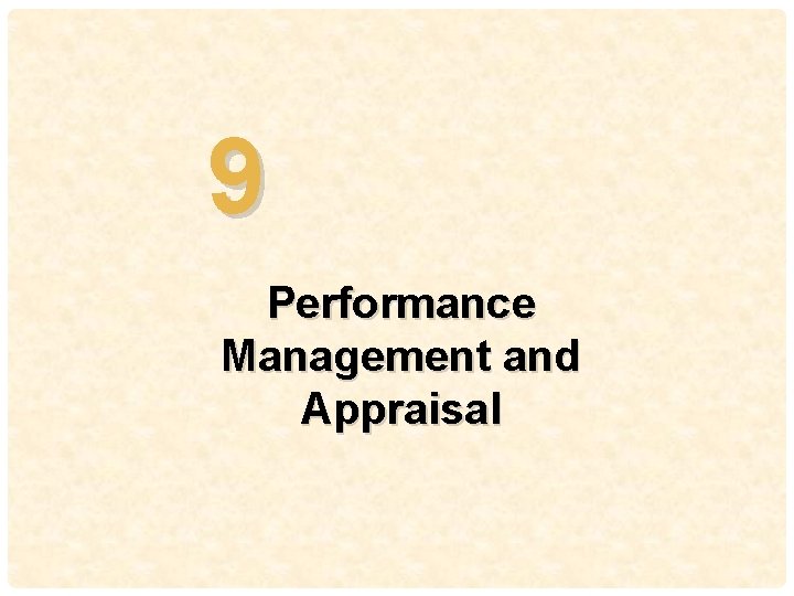 9 49 Performance Management and Appraisal 