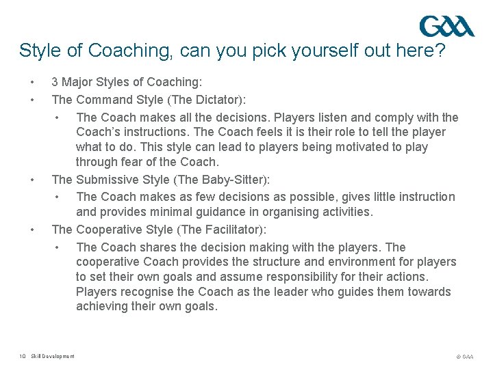 Style of Coaching, can you pick yourself out here? • • 3 Major Styles