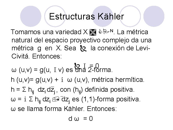 Geometria Khler Vs Geometra Simplctica Vicente Muoz Primer