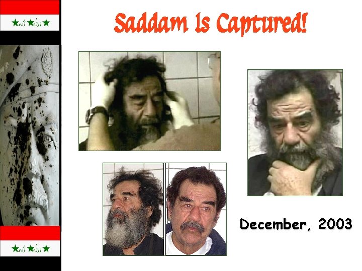 Saddam Is Captured! December, 2003 