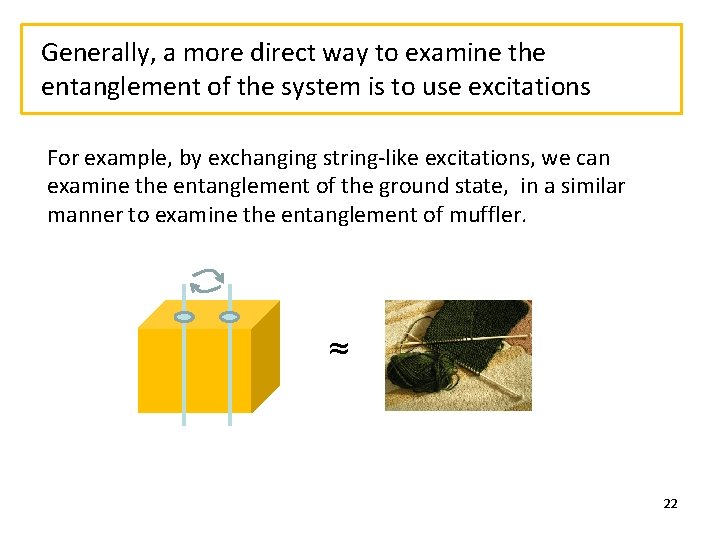 Generally, a more direct way to examine the entanglement of the system is to