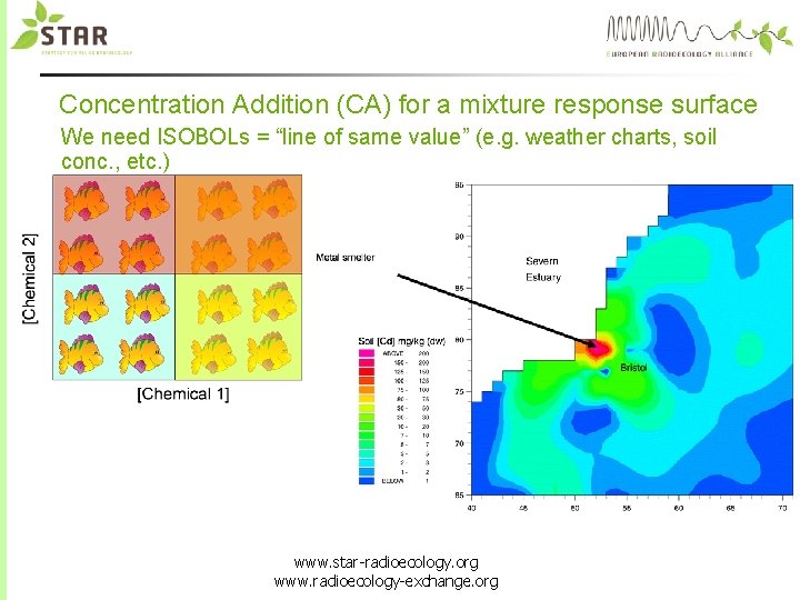 Concentration Addition (CA) for a mixture response surface We need ISOBOLs = “line of