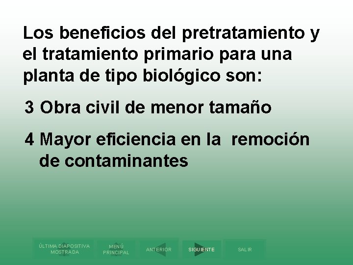 Los beneficios del pretratamiento y el tratamiento primario para una planta de tipo biológico