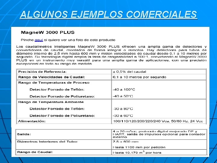 ALGUNOS EJEMPLOS COMERCIALES 