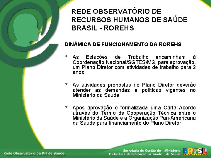 REDE OBSERVATÓRIO DE RECURSOS HUMANOS DE SAÚDE BRASIL - ROREHS DIN MICA DE FUNCIONAMENTO