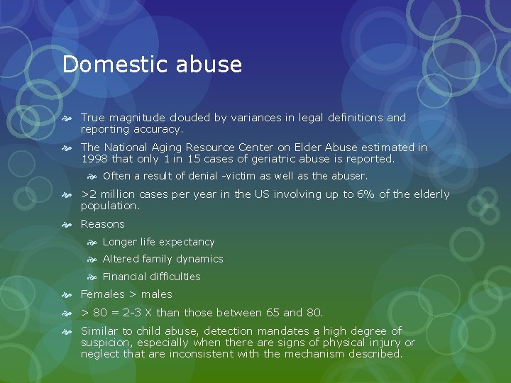 Domestic abuse True magnitude clouded by variances in legal definitions and reporting accuracy. The Domestic abuse True magnitude clouded by variances in legal definitions and reporting accuracy. The