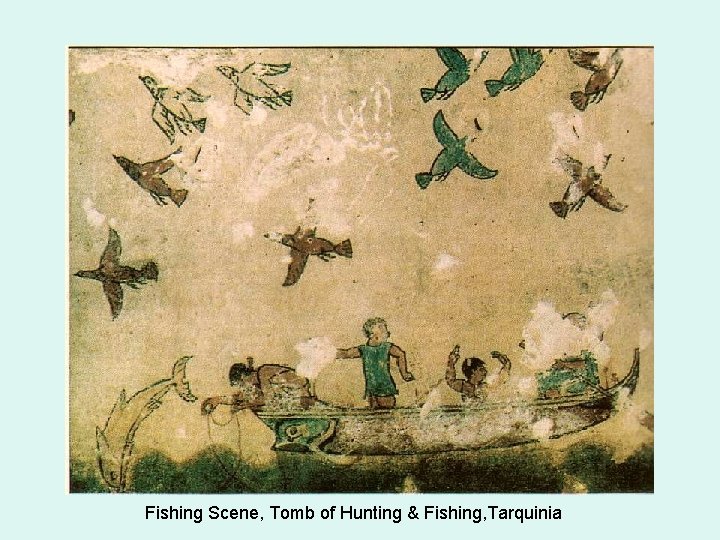 Fishing Scene, Tomb of Hunting & Fishing, Tarquinia 