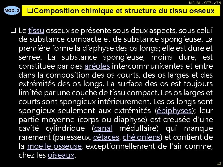 BLP-JML - CFTS - v 7. 9 MOD. 2 q. Composition chimique et structure