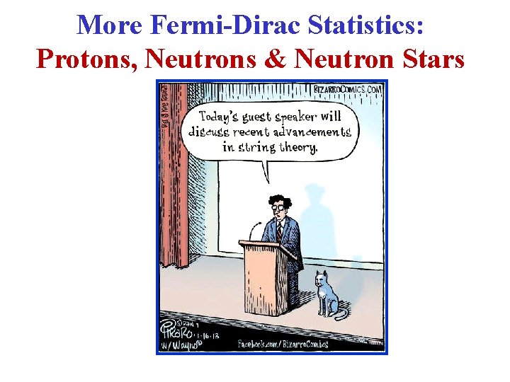 More Fermi-Dirac Statistics: Protons, Neutrons & Neutron Stars 