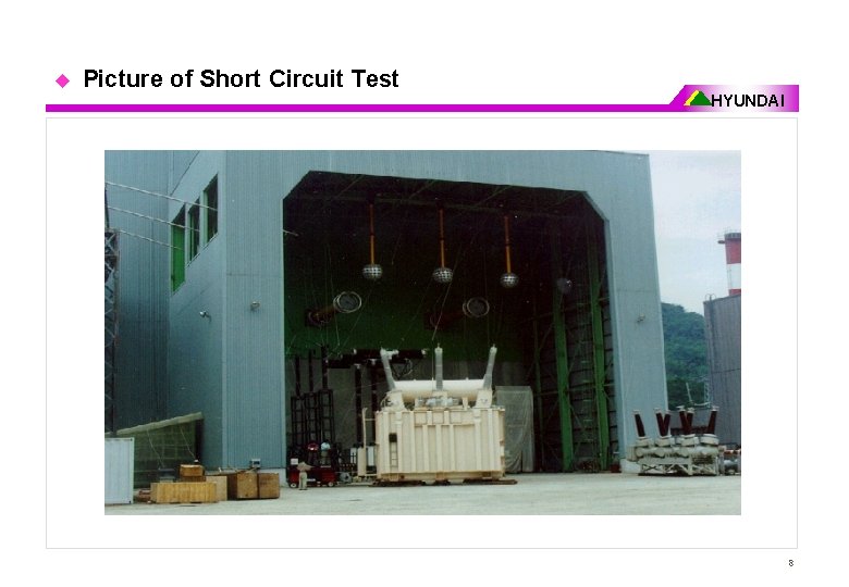 u Picture of Short Circuit Test HYUNDAI 8 