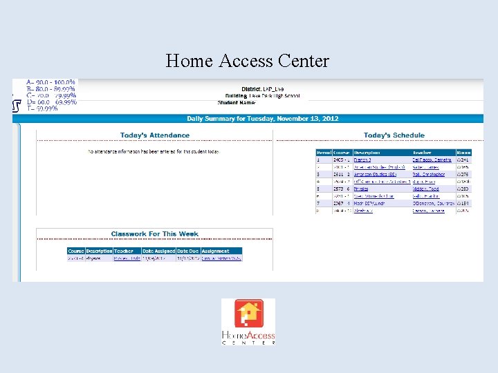 Home Access Center 