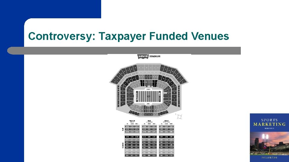 Controversy: Taxpayer Funded Venues 